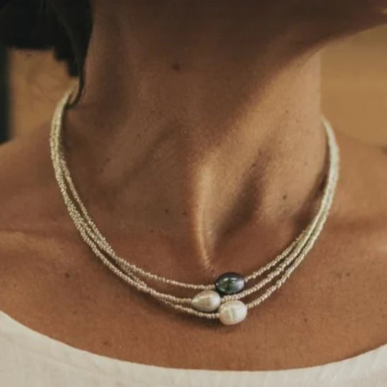 Antike Perlenkette | Gold