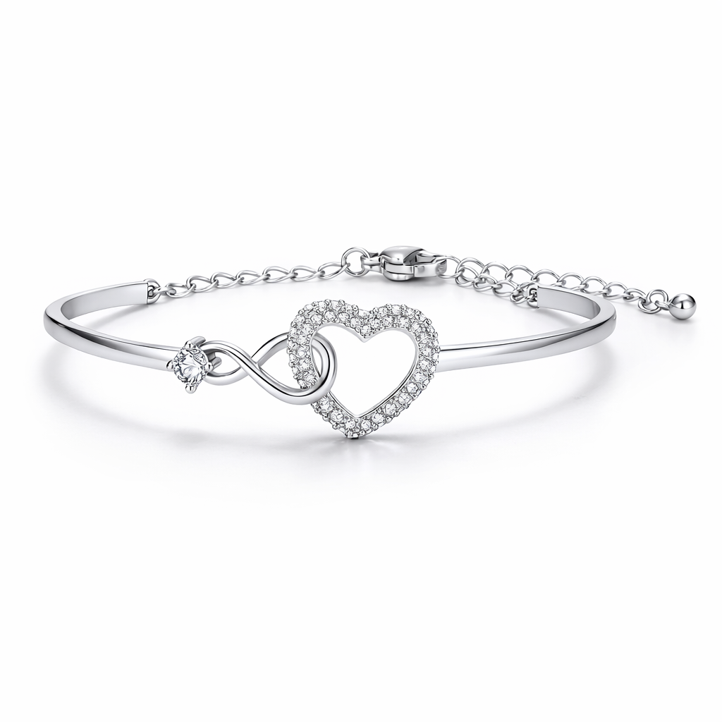 Mutter & Tochter – Armband mit Unendlichkeits-Herz