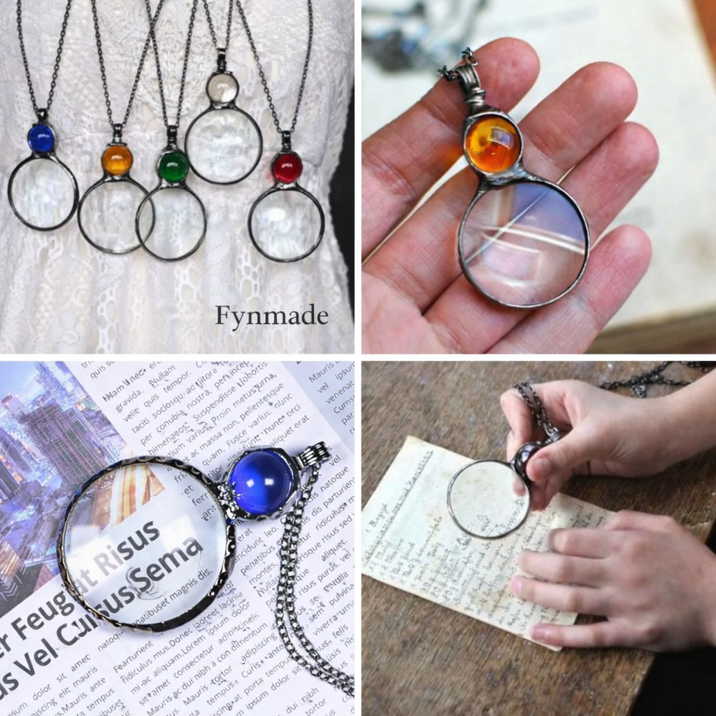Fynmade™ Originale Halskette mit Lupe