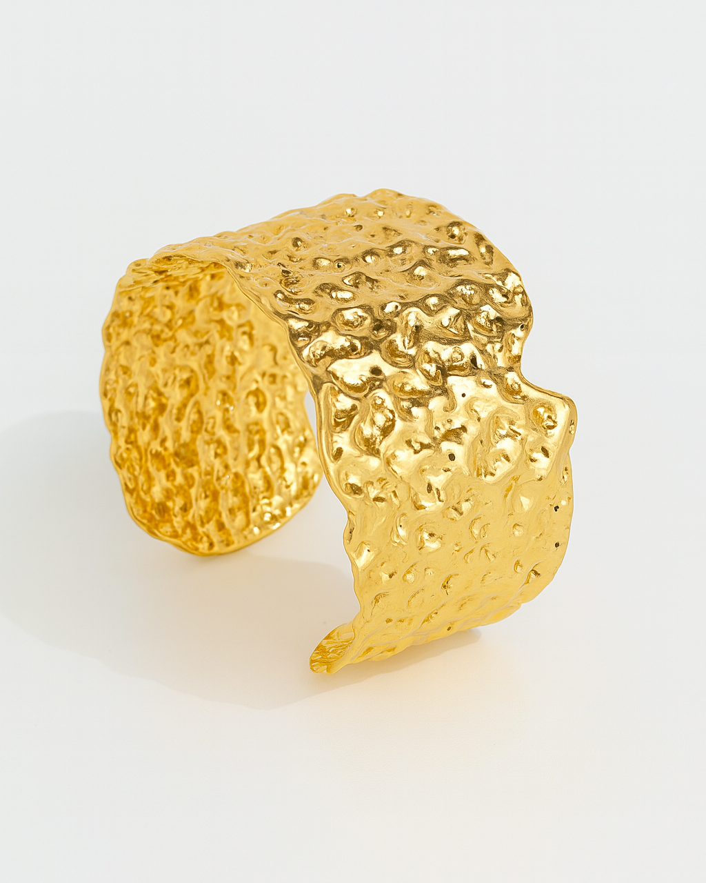 Manschette mit geschmolzener Textur