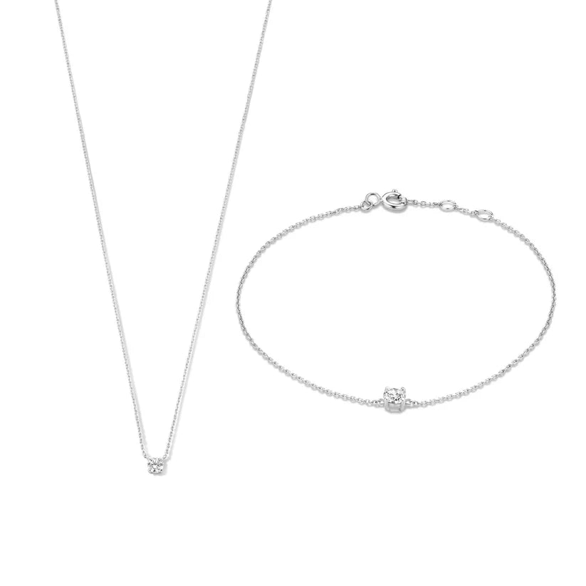 Cléa Moissanit Steine Set | Gold