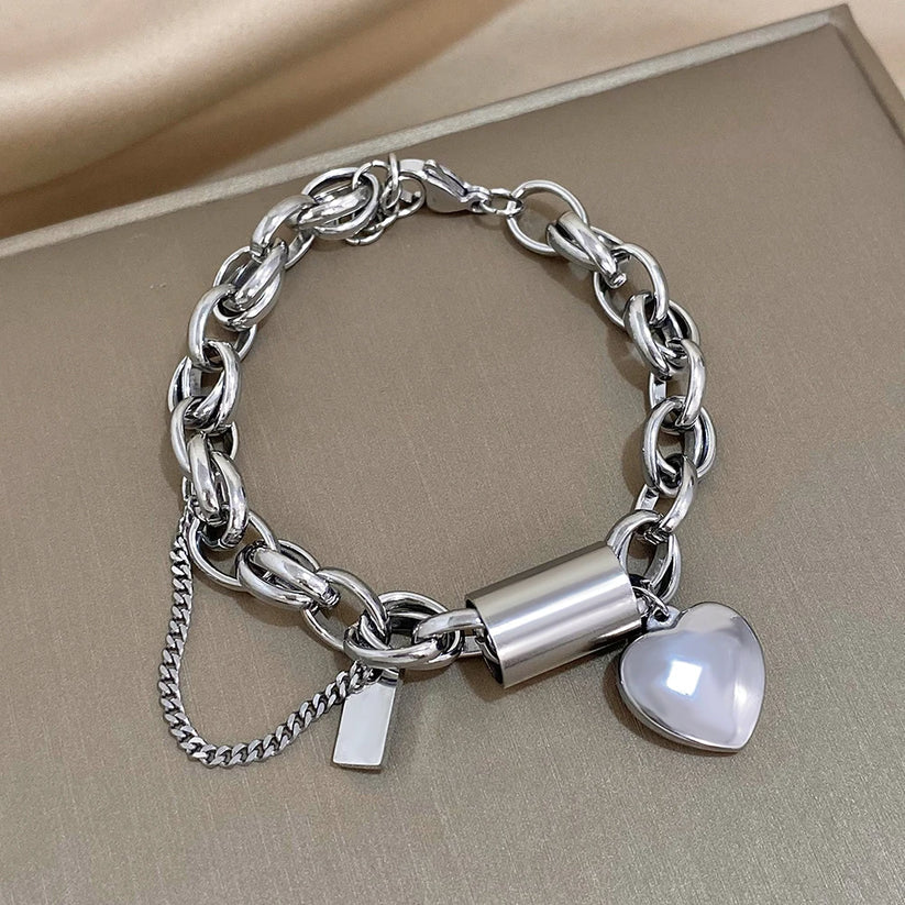 Herzförmiges Armband | Gold
