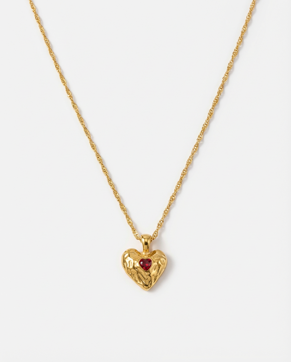 Herzanhänger-Halskette