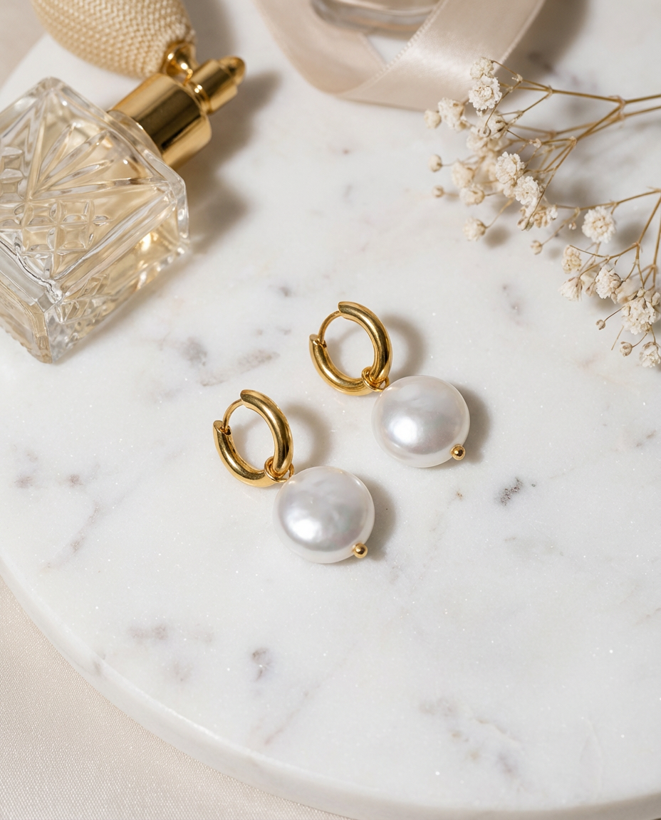 Pearl Drop Earrings