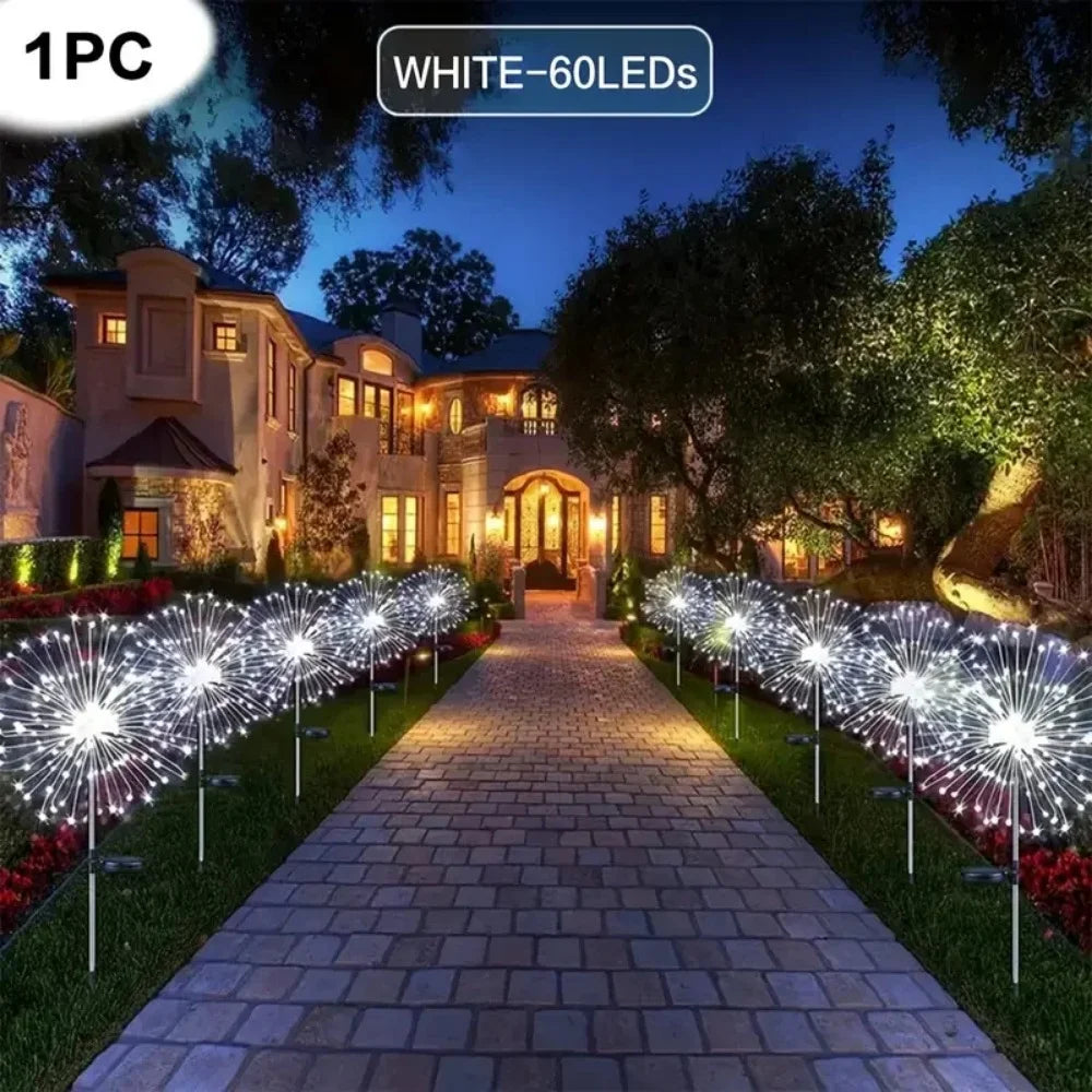 Solcelle Fyrværkerilys – 200 LED