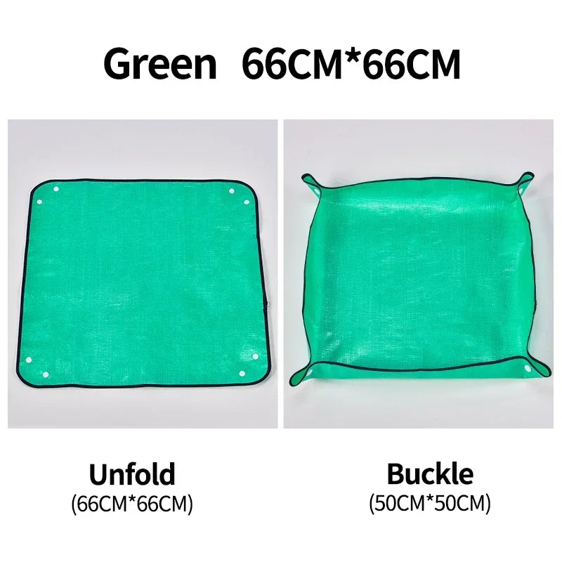 50cm/100cm Flower Pot Planting Mat Transplanting Waterproof Mats Gardening Potting Pad Foldable Garden Plant