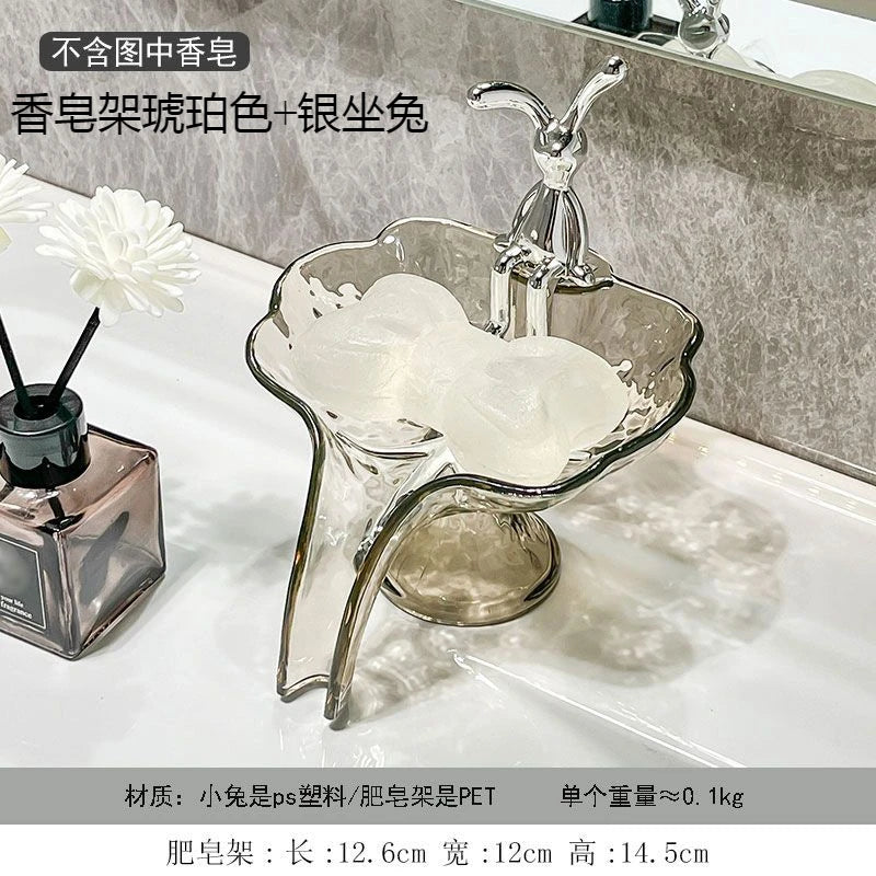 Luxury Deer Soap Box Toilet Soap Box Ins Home Bathroom Soap Storage Drain Storage Rack Soap Dish