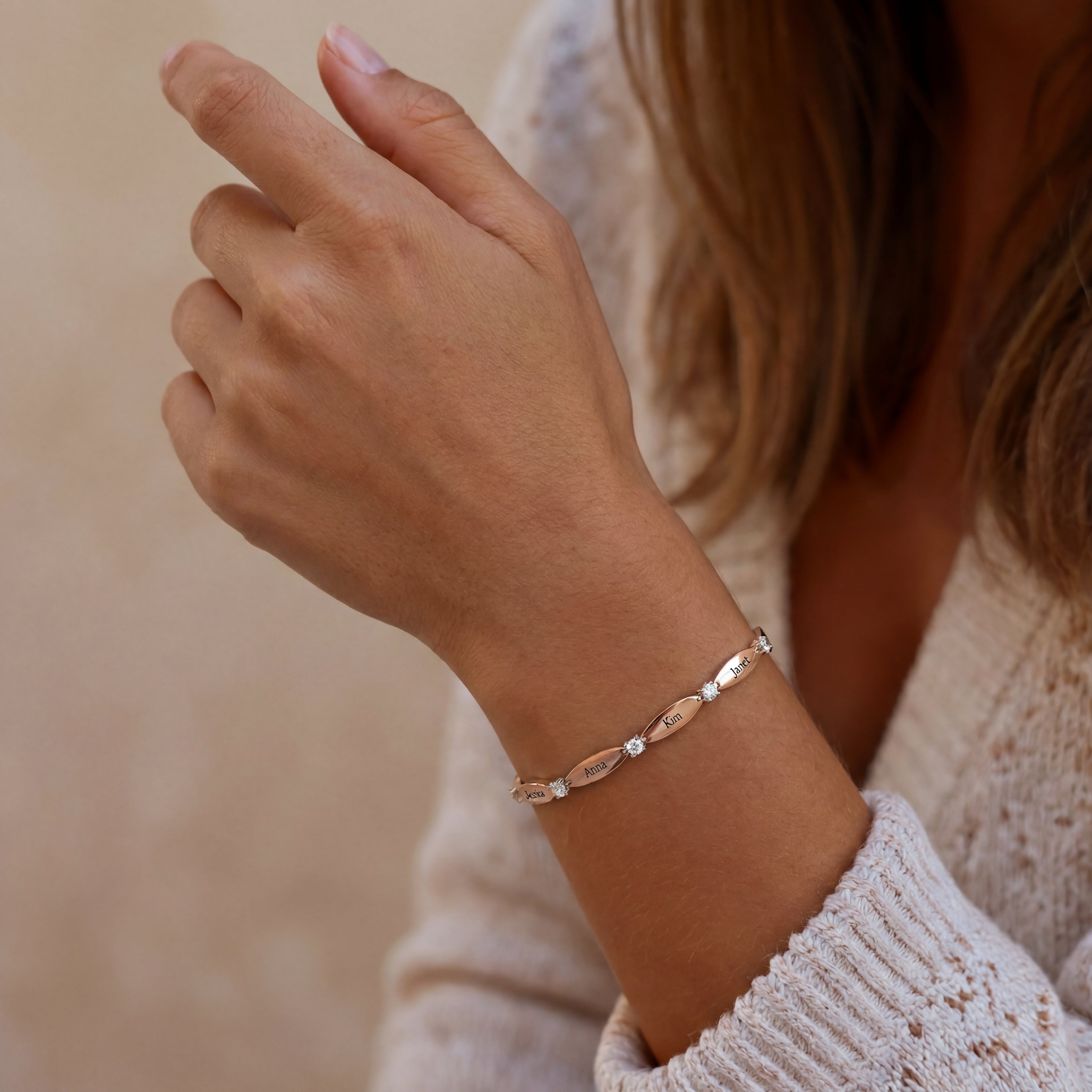 Personalisierbares Armband mit Gravur