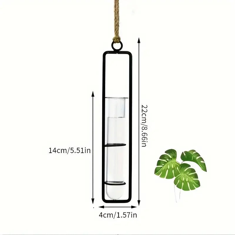 3 piezas: florero puntiagudo de Metal de moda, decoración de pared multifuncional para interiores y exteriores, colgante único para el hogar y el jardín