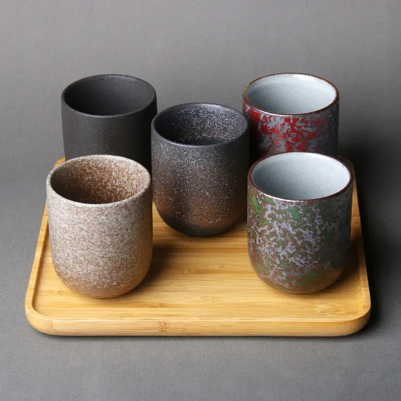일본 도자기 빈티지 도자기 컵, 건강 라이프 스타일, 쿵푸 찻잔, 음료용기, 술 컵, 200ml, 128ml