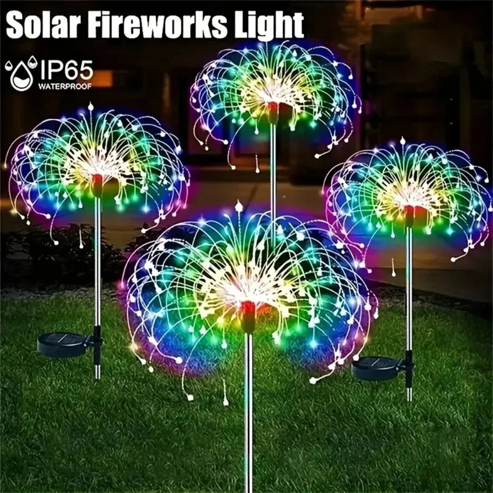 Solcelle Fyrværkerilys – 200 LED