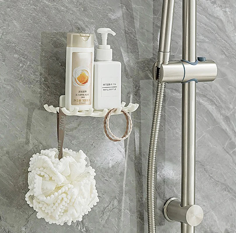 Soap Box Wall Mounted Drainage Shelf For Home Use No Punching High-end Bathroom New Soap Dish Rack Hooks For High-end Bathrooms