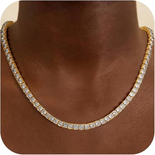 Tennisketting | Gold