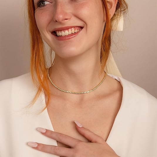 Tennisketting | Gold