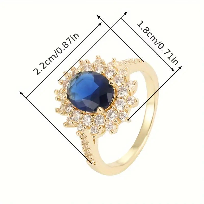 Vionne Saphir Goldring