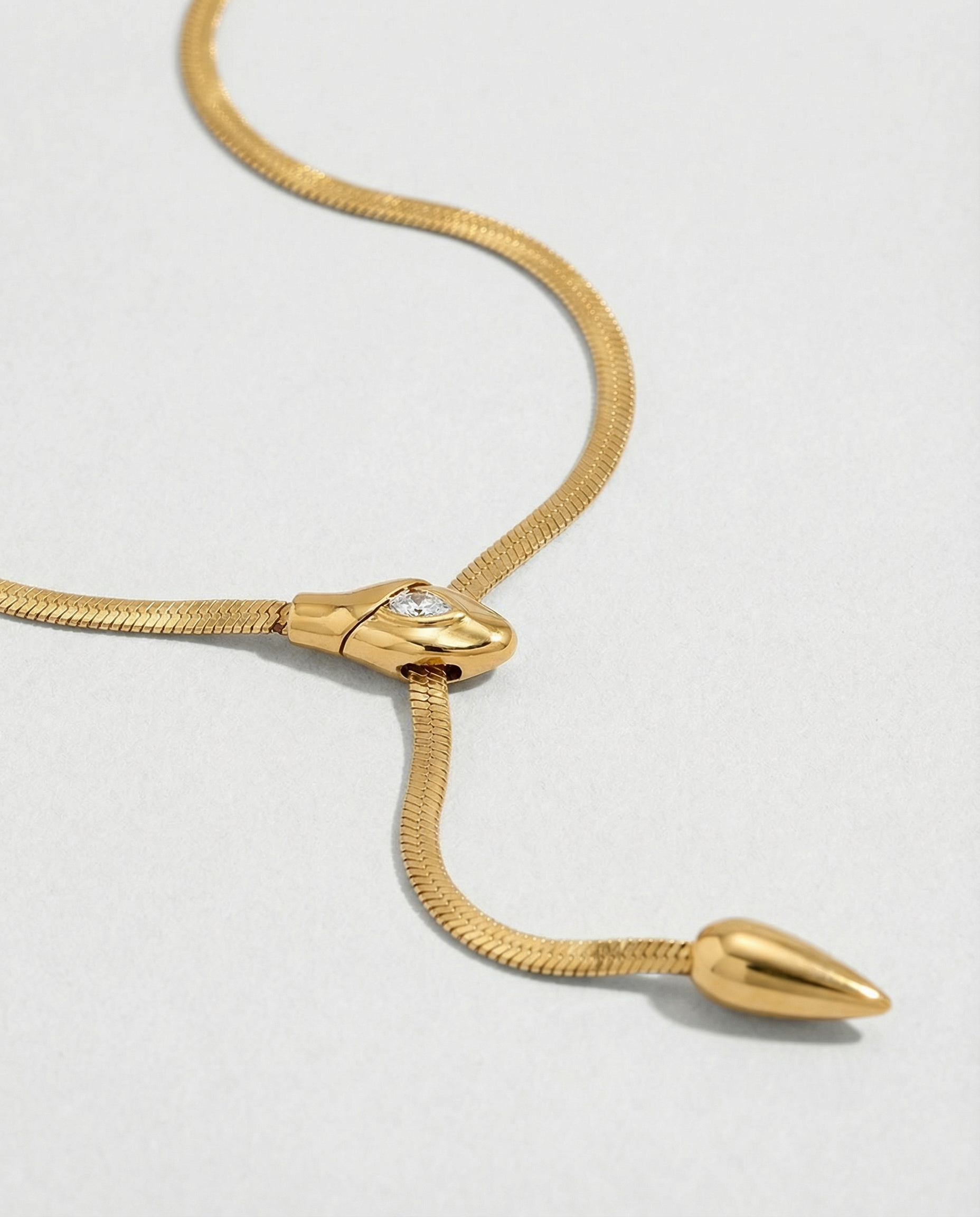 Serpentine Pendant Necklace