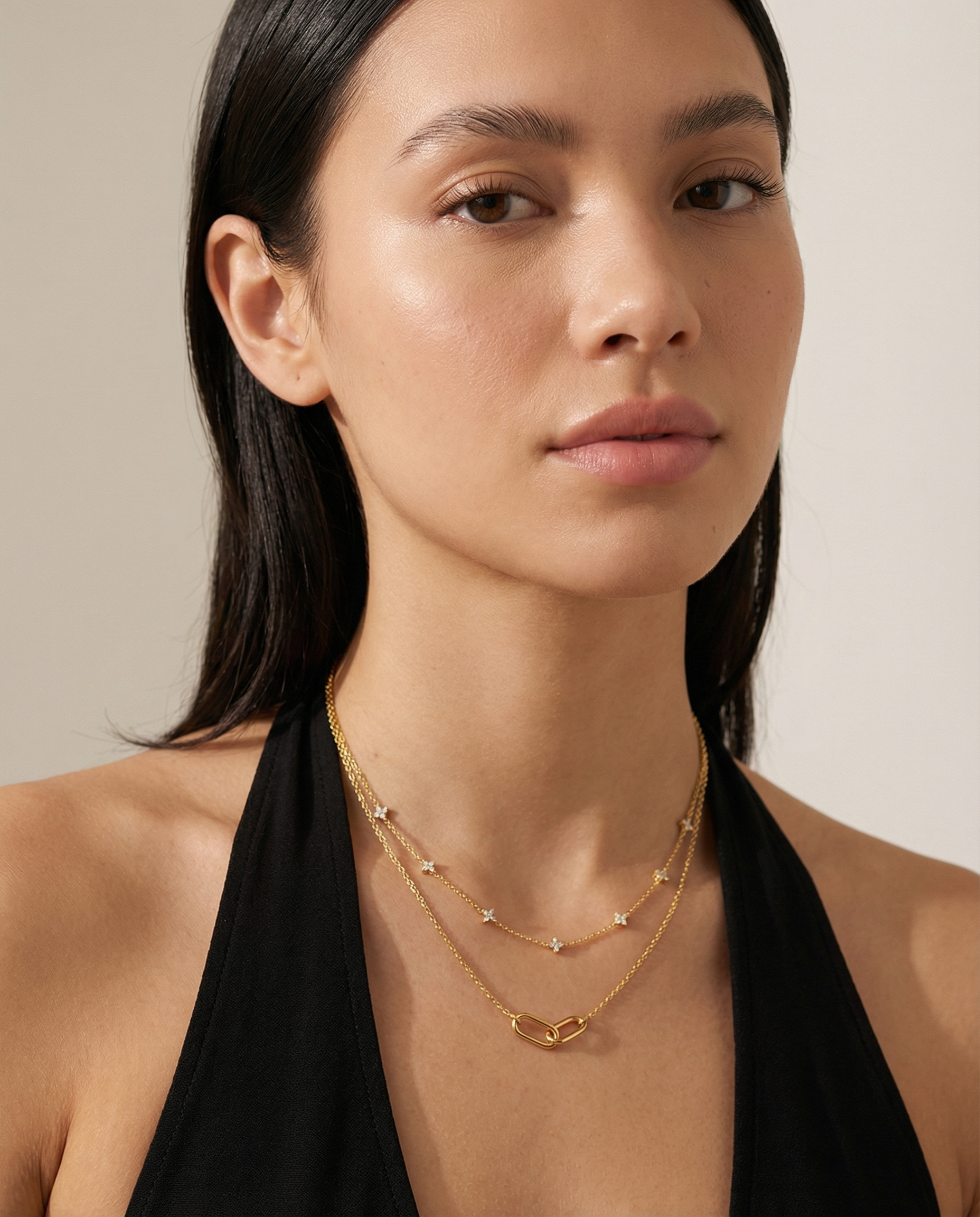 Clover Glow Halskette