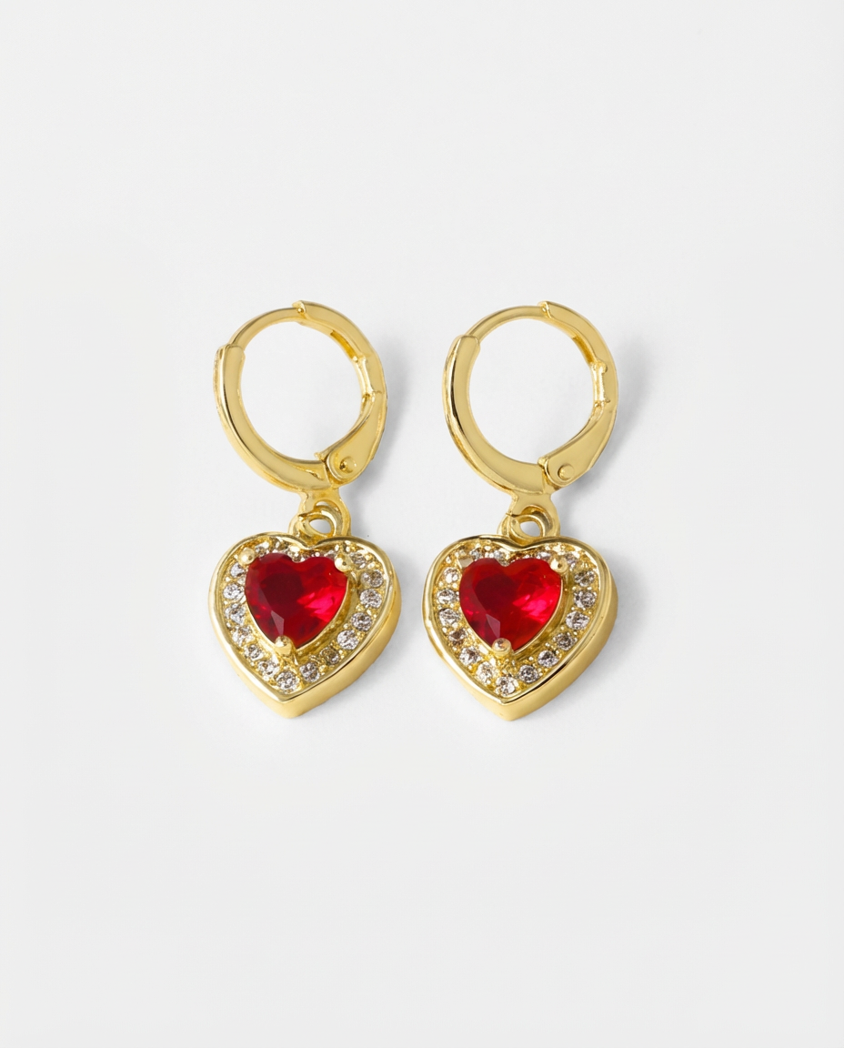 Orla Herz-Ohrringe