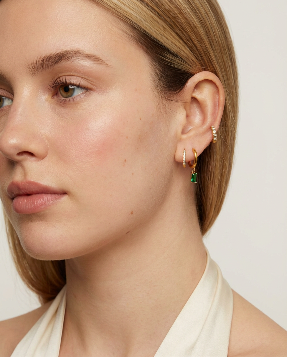 Smaragd-Ohrringe