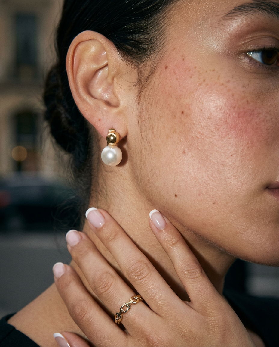 Noémie Pearl Earrings