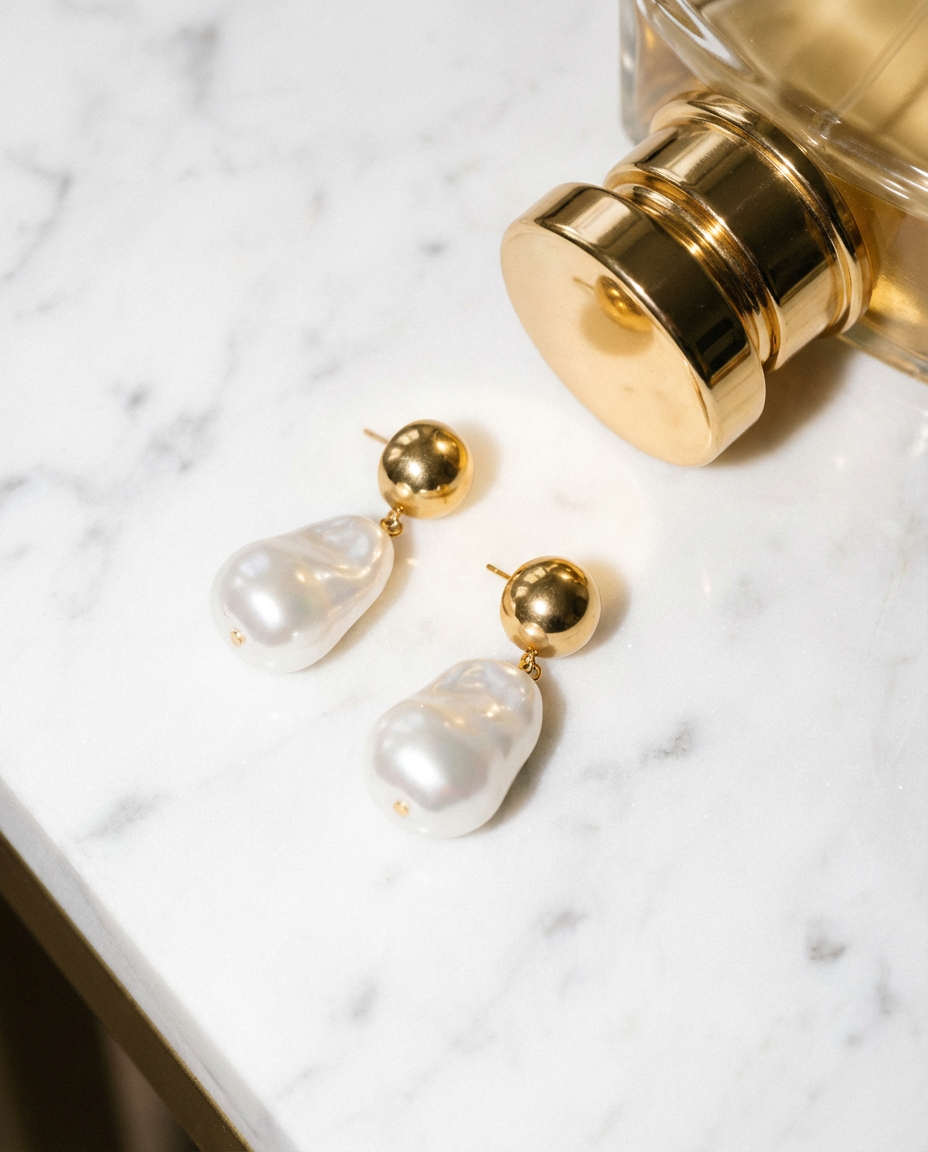 Solange Pearl Drop Earrings