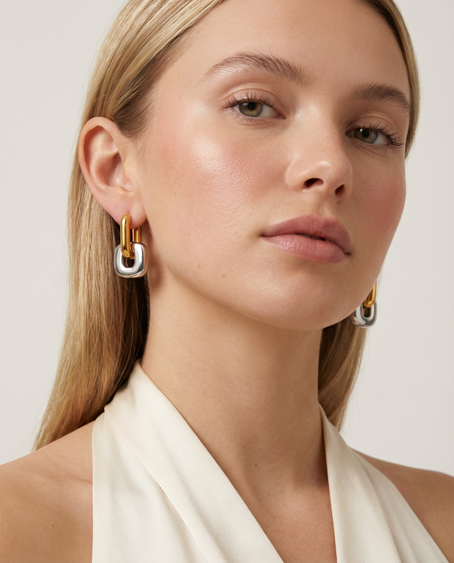 Colette Geometrische Tropfenohrringe