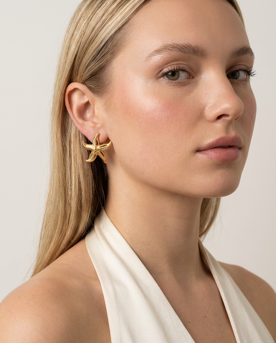 Sirène Seestern-Ohrringe