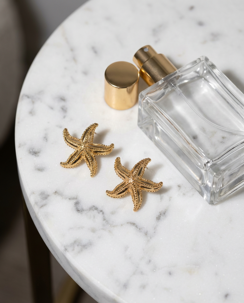 Sirène Seestern-Ohrringe