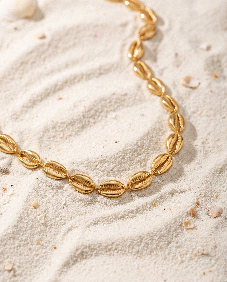 Maréa Gold Shell Necklace