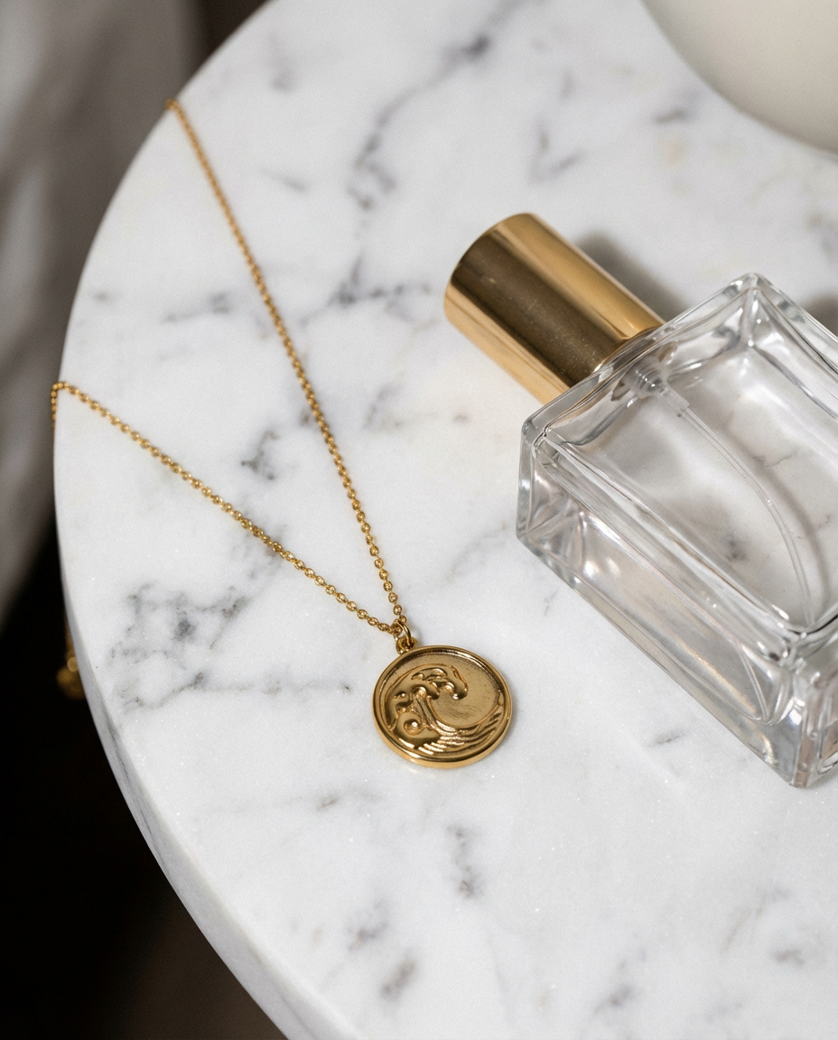 Ophélie Wave Pendant Necklace