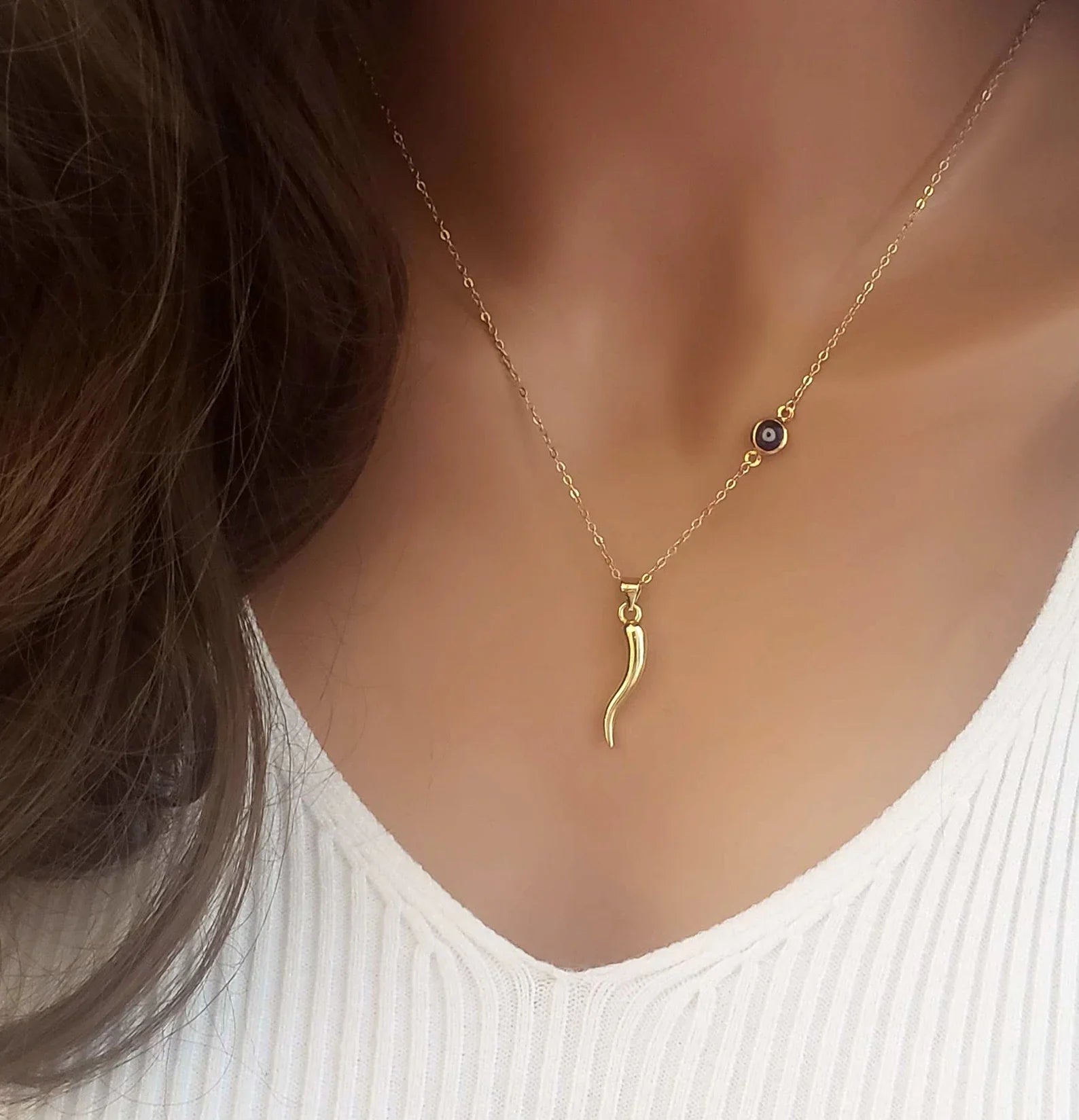 Halskette gegen den bösen Blick